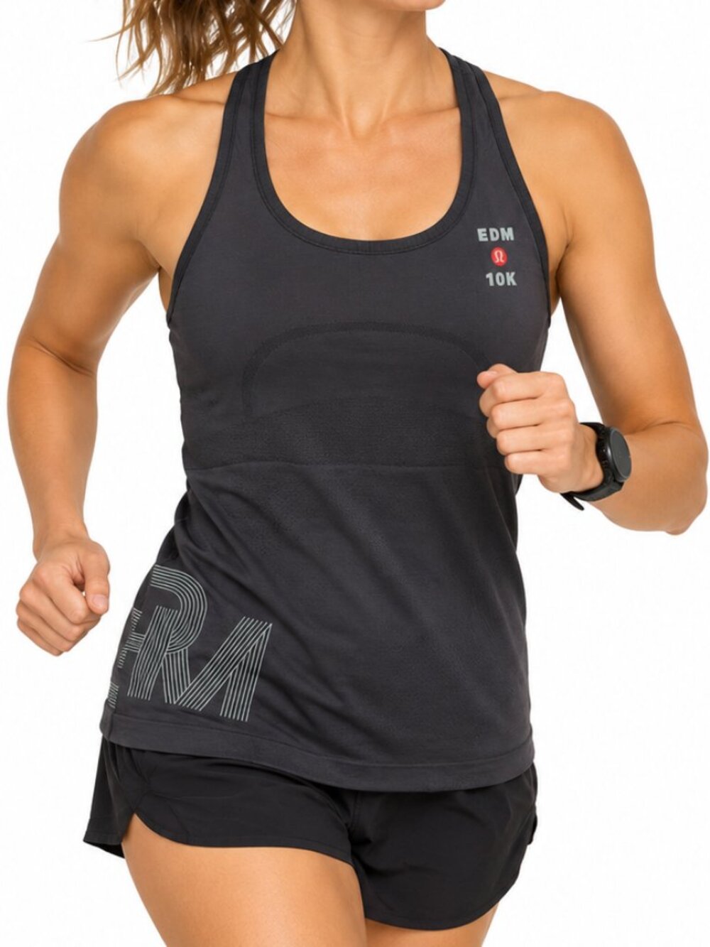LULULEMON Run: Swiftly Tech Racerback Tank Top Grey Sz 8 Edmonton 10K Running